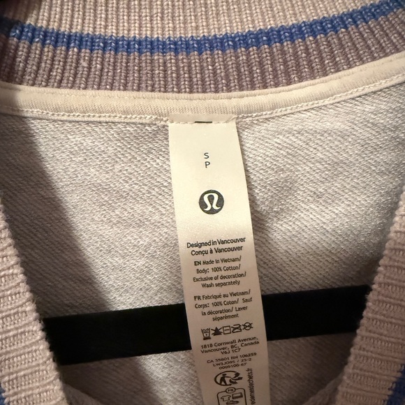 Lululemon Perfectly Oversized Ringer Crew - Picture 3 of 4